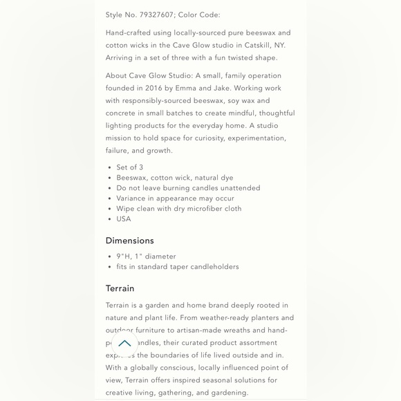 COPY - NWT Anthropologie Twisty Tapers. Set of 3 Green Multi Candles. Candles o… - Picture 3 of 4